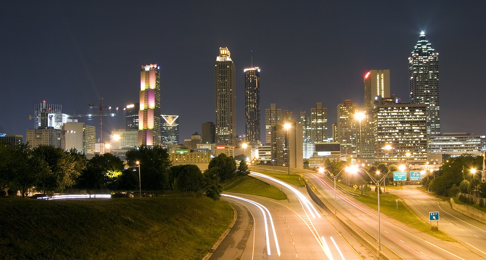 Atlanta at night